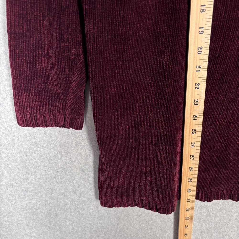 Vintage Express Tricot Burgundy Chenille Sweater Tunic‎ Medium SOFT Cozy Comfy - Picture 6 of 9